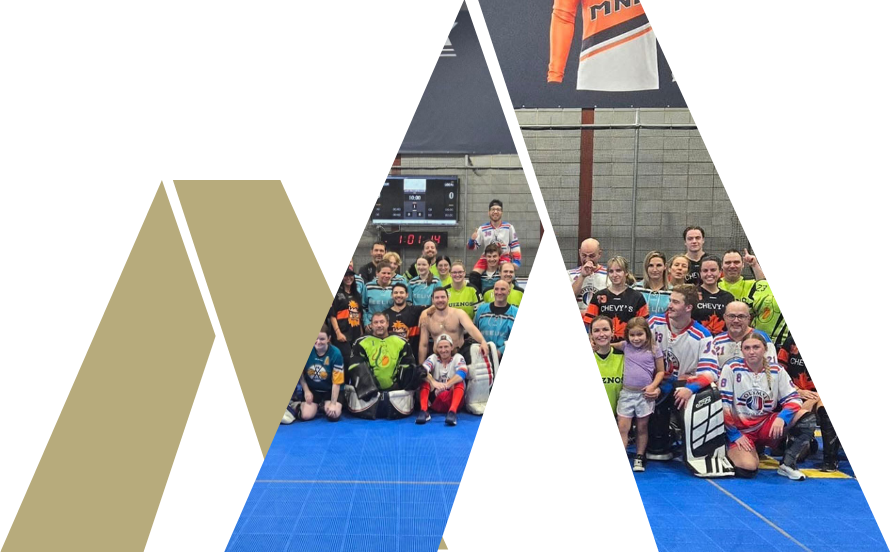 Bannière, événements dek hockey au centre SportDek à Joliette.