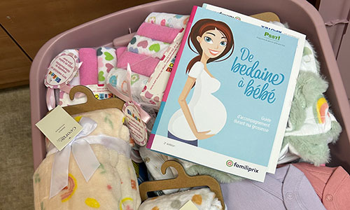 Trousse de départ pour nouvelle maman